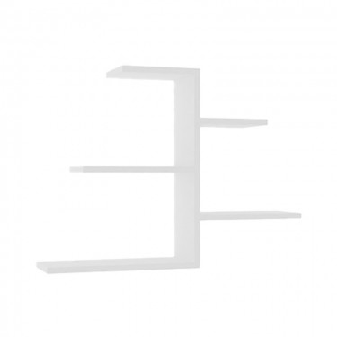 Ραφιέρα τοίχου Callum σε λευκή απόχρωση 82.2x19,6x48εκ Υλικό: MELAMINE COATED PARTICLE BOARD  18mm. 120-000569