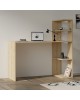 Γραφείο με βιβλιοθήκη Mergo σε oak απόχρωση 121x51x75εκ Υλικό: MELAMINE COATED PARTICLE BOARD 18mm. 120-000572 Γραφείο με βιβλιοθήκη Mergo σε oak απόχρωση 121x51x75εκ Υλικό: MELAMINE COATED PARTICLE BOARD 18mm. 120-000572
