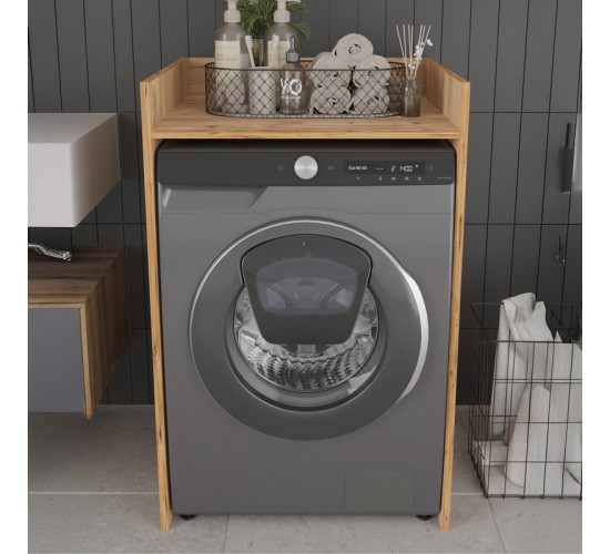 Έπιπλο πλυντηρίου Cuci σε oak απόχρωση 60x62x99εκ Υλικό: MELAMINE COATED PARTICLE BOARD 120-000597 Έπιπλο πλυντηρίου Cuci σε oak απόχρωση 60x62x99εκ Υλικό: MELAMINE COATED PARTICLE BOARD 120-000597