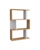 Βιβλιοθήκη Kadu σε oak-λευκή απόχρωση 72x22x108εκ Υλικό: MELAMINE COATED PARTICLE BOARD 18mm. 120-000613 Βιβλιοθήκη Kadu σε oak-λευκή απόχρωση 72x22x108εκ Υλικό: MELAMINE COATED PARTICLE BOARD 18mm. 120-000613