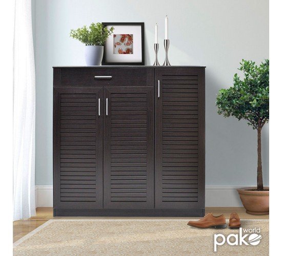 Παπουτσοθήκη-ντουλάπι SANTE 30 ζεύγων χρώμα wenge 120x37x123εκ Υλικό: CLIPBOARD 16mm & 18mm with PAPER WOOD - MDF 123-000004 Παπουτσοθήκη-ντουλάπι SANTE 30 ζεύγων χρώμα wenge 120x37x123εκ Υλικό: CLIPBOARD 16mm & 18mm with PAPER WOOD - MDF 123-000004