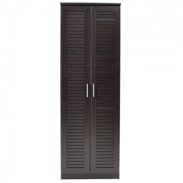 Παπουτσοθήκη-ντουλάπα SANTE 21 ζεύγων χρώμα wenge 60x37x183εκ Υλικό: CLIPBOARD 16mm  & 18mm WITH PAPER WOOD 123-000006