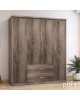 Ντουλάπα ρούχων τετράφυλλη OLYMPUS χρώμα castillo-toro 159x57x183εκ Υλικό: CLIPBOARD 16mm & TOP 2.5CM - 3D PAPER WOOD 123-000023 Ντουλάπα ρούχων τετράφυλλη OLYMPUS χρώμα castillo-toro 159x57x183εκ Υλικό: CLIPBOARD 16mm & TOP 2.5CM - 3D PAPER WOOD 123-000023