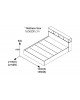 Κρεβάτι διπλό OLYMPUS σε χρώμα wenge 160x200εκ Υλικό: CLIPBOARD 16mm & 18mm- 3D PAPER WOOD 123-000036 Κρεβάτι διπλό OLYMPUS σε χρώμα wenge 160x200εκ Υλικό: CLIPBOARD 16mm & 18mm- 3D PAPER WOOD 123-000036