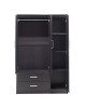 Ντουλάπα ρούχων τρίφυλλη OLYMPUS χρώμα wenge 120x57x183εκ Υλικό: CLIPBOARD 16mm & 2.5cm- 3D PAPER WOOD 123-000045 Ντουλάπα ρούχων τρίφυλλη OLYMPUS χρώμα wenge 120x57x183εκ Υλικό: CLIPBOARD 16mm & 2.5cm- 3D PAPER WOOD 123-000045