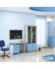 Γραφείο εργασίας Looney χρώμα castillo-μπλε 100x55x75εκ Υλικό: MDF & 3D PAPER LAMINATED WOOD 16 MM & 25MM 123-000080 Γραφείο εργασίας Looney χρώμα castillo-μπλε 100x55x75εκ Υλικό: MDF & 3D PAPER LAMINATED WOOD 16 MM & 25MM 123-000080