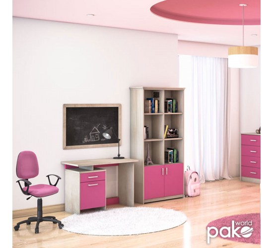 Γραφείο εργασίας Looney χρώμα castillo-ροζ 100x55x75εκ Υλικό: MDF & 3D PAPER LAMINATED WOOD 16 MM & 25MM 123-000081 Γραφείο εργασίας Looney χρώμα castillo-ροζ 100x55x75εκ Υλικό: MDF & 3D PAPER LAMINATED WOOD 16 MM & 25MM 123-000081