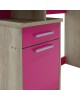 Γραφείο εργασίας Looney χρώμα castillo-ροζ 100x55x75εκ Υλικό: MDF & 3D PAPER LAMINATED WOOD 16 MM & 25MM 123-000081 Γραφείο εργασίας Looney χρώμα castillo-ροζ 100x55x75εκ Υλικό: MDF & 3D PAPER LAMINATED WOOD 16 MM & 25MM 123-000081
