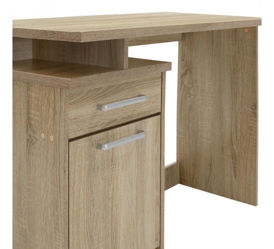 Γραφείο εργασίας Looney χρώμα sonoma 100x55x75εκ Υλικό: MDF & 3D PAPER LAMINATED WOOD 16 MM & 25MM 123-000084 Γραφείο εργασίας Looney χρώμα sonoma 100x55x75εκ Υλικό: MDF & 3D PAPER LAMINATED WOOD 16 MM & 25MM 123-000084