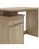 Γραφείο εργασίας Looney χρώμα sonoma 100x55x75εκ Υλικό: MDF & 3D PAPER LAMINATED WOOD 16 MM & 25MM 123-000084 Γραφείο εργασίας Looney χρώμα sonoma 100x55x75εκ Υλικό: MDF & 3D PAPER LAMINATED WOOD 16 MM & 25MM 123-000084