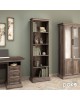 Βιβλιοθήκη Mozart χρώμα καρυδί 60x34,5x202,5εκ Υλικό: MDF & 3D PAPER LAMINATED WOOD 15 MM & 50MM 123-000126 Βιβλιοθήκη Mozart χρώμα καρυδί 60x34,5x202,5εκ Υλικό: MDF & 3D PAPER LAMINATED WOOD 15 MM & 50MM 123-000126