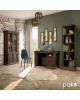 Βιβλιοθήκη Mozart χρώμα καρυδί 60x34,5x202,5εκ Υλικό: MDF & 3D PAPER LAMINATED WOOD 15 MM & 50MM 123-000126 Βιβλιοθήκη Mozart χρώμα καρυδί 60x34,5x202,5εκ Υλικό: MDF & 3D PAPER LAMINATED WOOD 15 MM & 50MM 123-000126