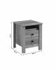 Κομοδίνο Tara rustic oak 40x40x50,5εκ Υλικό: MDF & CLIPBOARD 16mm & 50mm WITH PAPER WOOD 123-000164 Κομοδίνο Tara rustic oak 40x40x50,5εκ Υλικό: MDF & CLIPBOARD 16mm & 50mm WITH PAPER WOOD 123-000164