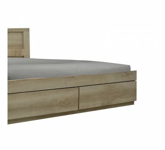 Κρεβάτι ημίδιπλο Nalos με συρτάρι castillo-oak 140x200εκ Υλικό: PAPER LAMINATED PARTICLE BOARD - MDF BOARD 123-000206 Κρεβάτι ημίδιπλο Nalos με συρτάρι castillo-oak 140x200εκ Υλικό: PAPER LAMINATED PARTICLE BOARD - MDF BOARD 123-000206