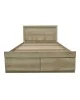 Κρεβάτι μονό Olympus με συρτάρι castillo-oak 100x200εκ Υλικό: PAPER LAMINATED PARTICLE BOARD - MDF BOARD 123-000207 Κρεβάτι μονό Olympus με συρτάρι castillo-oak 100x200εκ Υλικό: PAPER LAMINATED PARTICLE BOARD - MDF BOARD 123-000207