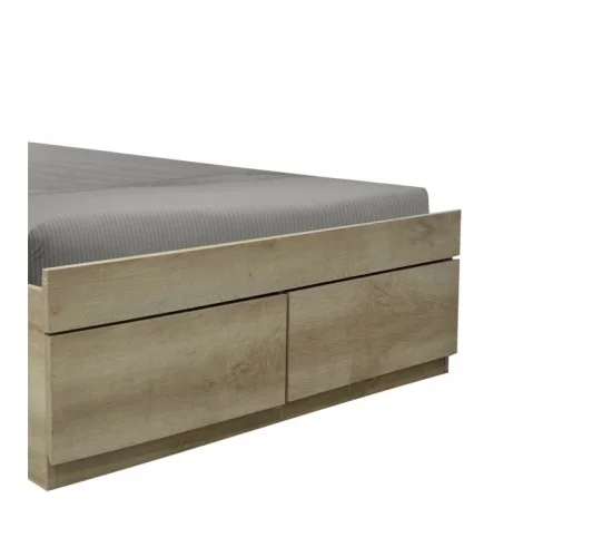 Κρεβάτι μονό Olympus με συρτάρι castillo-oak 100x200εκ Υλικό: PAPER LAMINATED PARTICLE BOARD - MDF BOARD 123-000207 Κρεβάτι μονό Olympus με συρτάρι castillo-oak 100x200εκ Υλικό: PAPER LAMINATED PARTICLE BOARD - MDF BOARD 123-000207
