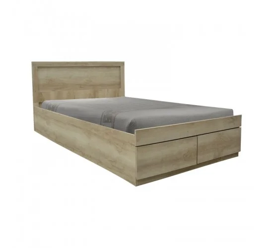 Κρεβάτι μονό Olympus με συρτάρι castillo-oak 100x200εκ Υλικό: PAPER LAMINATED PARTICLE BOARD - MDF BOARD 123-000207 Κρεβάτι μονό Olympus με συρτάρι castillo-oak 100x200εκ Υλικό: PAPER LAMINATED PARTICLE BOARD - MDF BOARD 123-000207