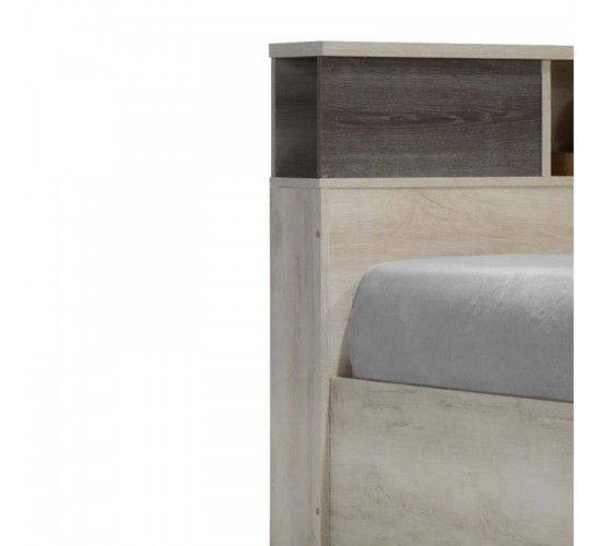 Κρεβάτι OLYMPUS σε χρώμα castilo oak 140x200εκ Υλικό: PAPER LAMINATED - MDF - MELAMINE 123-000216 Κρεβάτι OLYMPUS σε χρώμα castilo oak 140x200εκ Υλικό: PAPER LAMINATED - MDF - MELAMINE 123-000216