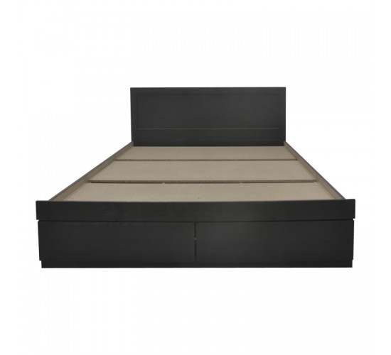 Κρεβάτι Olympus με συρτάρι σε wenge απόχρωση 150x200εκ Υλικό: PAPER LAMINATED PARTICLE BOARD - MDF BOARD 123-000245