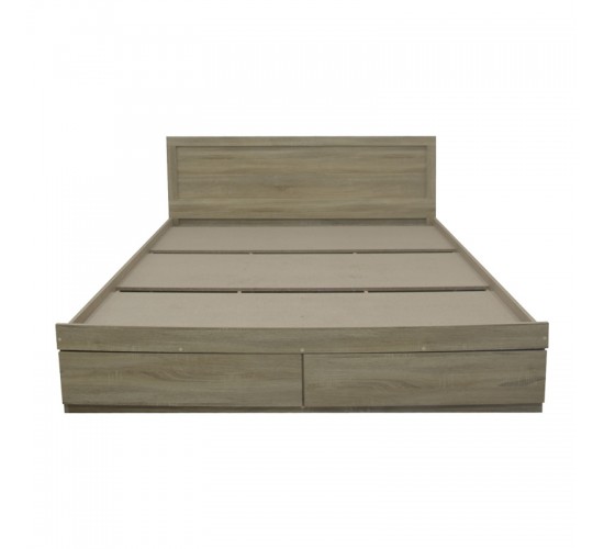 Κρεβάτι Olympus με συρτάρι σε φυσική απόχρωση 160x200εκ Υλικό: PAPER LAMINATED PARTICLE BOARD - MDF BOARD 123-000248
