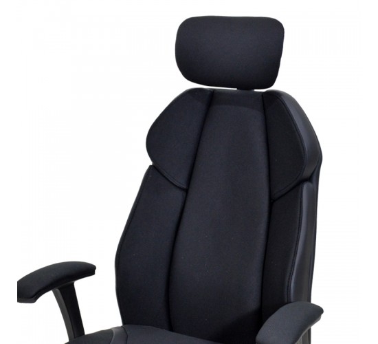 Καρέκλα γραφείου διευθυντή MOMENTUM Bucket μαύρο υφάσμα Mesh-πλάτη pu μαύρο Υλικό: FABRIC MESH. Pu 126-000018