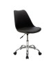 Καρέκλα γραφείου εργασίας Gaston II PP-PU μαύρο Υλικό: PP. PU. METAL 127-000024