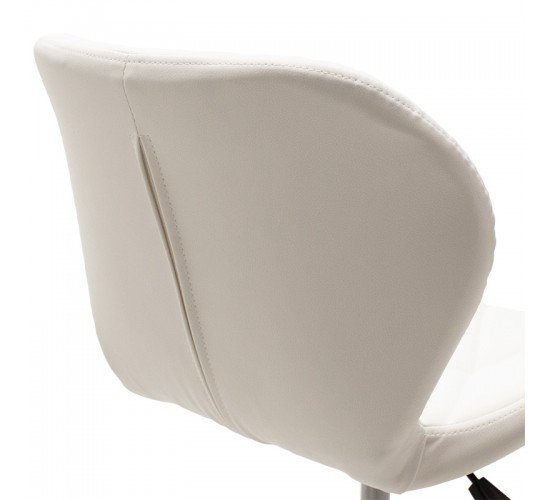 Καρέκλα γραφείου εργασίας Frea II PU λευκό Υλικό: PU. METAL. 127-000028