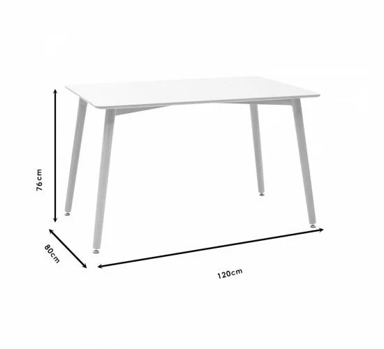 Τραπέζι Cuba MDF γκρι cement-μαύρο 120x80x76εκ Υλικό: MDF BOARD THICKNESS 20MM WITH PAPER WOOD - IRON TUBE 38X1.1 127-000083 Τραπέζι Cuba MDF γκρι cement-μαύρο 120x80x76εκ Υλικό: MDF BOARD THICKNESS 20MM WITH PAPER WOOD - IRON TUBE 38X1.1 127-000083