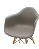 Πολυθρόνα Julita PP γκρι-φυσικό πόδι Υλικό: PP 2850g/m³ - BEECH WOOD 127-000124 Πολυθρόνα Julita PP γκρι-φυσικό πόδι Υλικό: PP 2850g/m³ - BEECH WOOD 127-000124