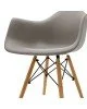 Πολυθρόνα Julita PP γκρι-φυσικό πόδι Υλικό: PP 2850g/m³ - BEECH WOOD 127-000124 Πολυθρόνα Julita PP γκρι-φυσικό πόδι Υλικό: PP 2850g/m³ - BEECH WOOD 127-000124