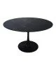 Τραπέζι Balou I MDF μαύρο μαρμάρου Φ120x75εκ Υλικό: MDF - METAL 127-000166 Τραπέζι Balou I MDF μαύρο μαρμάρου Φ120x75εκ Υλικό: MDF - METAL 127-000166
