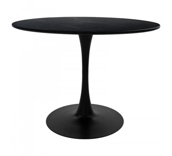 Τραπέζι Balou I MDF μαύρο μαρμάρου Φ120x75εκ Υλικό: MDF - METAL 127-000166 Τραπέζι Balou I MDF μαύρο μαρμάρου Φ120x75εκ Υλικό: MDF - METAL 127-000166