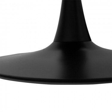 Τραπεζαρία Balou-Caron σετ 5τεμ MDF και pp σε μαύρη-φυσική απόχρωση Φ100x73εκ Υλικό: MDF - METAL- PU  -PP -BEECH WOOD 127-000173