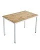 Τραπέζι Witte MDF/Metal σε sonoma απόχρωση με μαύρο πόδι 110x70x76εκ Υλικό: MDF - METAL 127-000179 Τραπέζι Witte MDF/Metal σε sonoma απόχρωση με μαύρο πόδι 110x70x76εκ Υλικό: MDF - METAL 127-000179