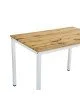 Τραπέζι Witte MDF/Metal σε sonoma απόχρωση με μαύρο πόδι 110x70x76εκ Υλικό: MDF - METAL 127-000179 Τραπέζι Witte MDF/Metal σε sonoma απόχρωση με μαύρο πόδι 110x70x76εκ Υλικό: MDF - METAL 127-000179