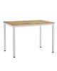 Τραπέζι Witte MDF/Metal σε sonoma απόχρωση με μαύρο πόδι 110x70x76εκ Υλικό: MDF - METAL 127-000179 Τραπέζι Witte MDF/Metal σε sonoma απόχρωση με μαύρο πόδι 110x70x76εκ Υλικό: MDF - METAL 127-000179