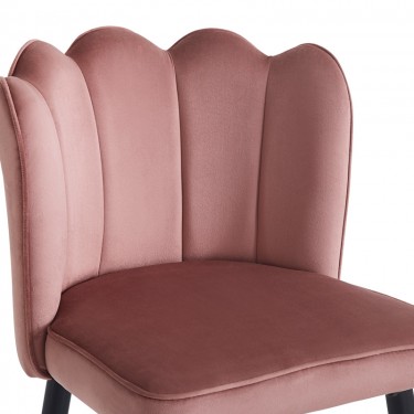 Σκαμπό μπαρ Velvi βελούδο σε σάπιο μήλο απόχρωση 46x45x105.5εκ Υλικό: VELVET - SPONGE - METAL 127-000183