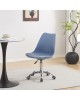 Καρέκλα γραφείου εργασίας Gaston II pp-pu σε απόχρωση ανοιχτό μπλε 48x57x80-93εκ Υλικό: PP - PU - METAL 127-000186