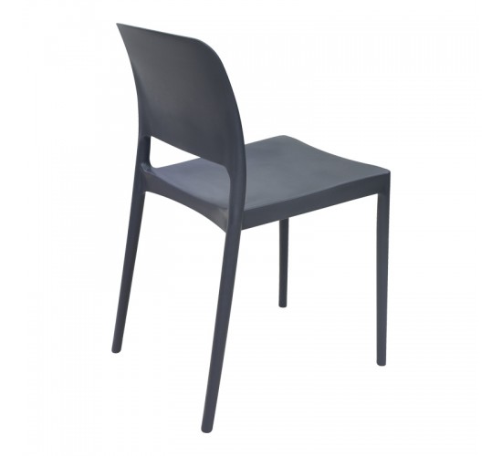 Καρέκλα Fenxy pp σε μαύρη απόχρωση 38x42x77εκ Υλικό: PP 127-000190