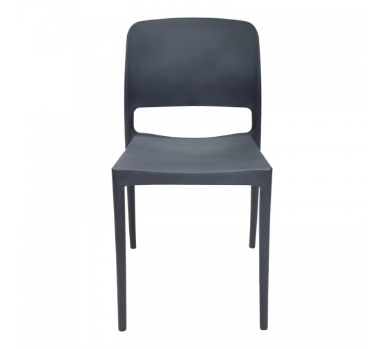 Καρέκλα Fenxy pp σε μαύρη απόχρωση 38x42x77εκ Υλικό: PP 127-000190