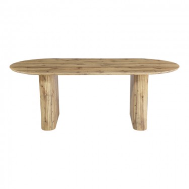 Τραπέζι Nembou mdf σε oak απόχρωση 210x100x76εκ Υλικό: MDF 127-000200