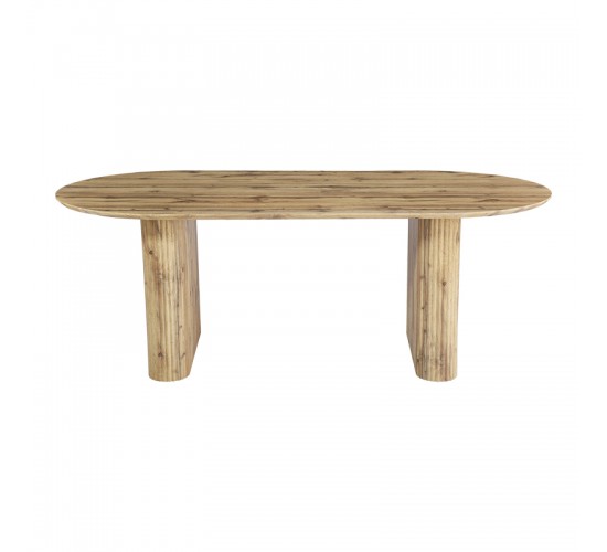 Τραπέζι Nembou mdf σε oak απόχρωση 210x100x76εκ Υλικό: MDF 127-000200