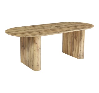 Τραπέζι Nembou mdf σε oak απόχρωση 210x100x76εκ Υλικό: MDF 127-000200