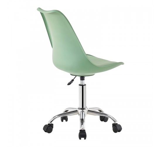 Καρέκλα γραφείου Gaston II μέντα pp-pu 48x57x77-90εκ Υλικό: PP - PU - METAL 127-000202