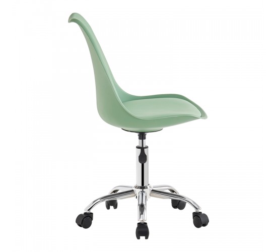 Καρέκλα γραφείου Gaston II μέντα pp-pu 48x57x77-90εκ Υλικό: PP - PU - METAL 127-000202