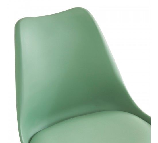 Καρέκλα γραφείου Gaston II μέντα pp-pu 48x57x77-90εκ Υλικό: PP - PU - METAL 127-000202