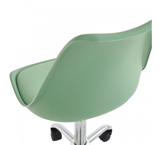 Καρέκλα γραφείου Gaston II μέντα pp-pu 48x57x77-90εκ Υλικό: PP - PU - METAL 127-000202