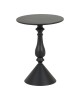 Βοηθητικό τραπέζι Lalou μέταλλο σε μαύρη απόχρωση Φ40x55εκ Υλικό: METAL 128-000055