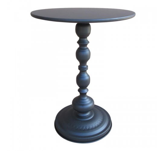 Βοηθητικό τραπέζι Anesor μέταλλο σε μαύρη απόχρωση Φ40x52εκ Υλικό: METAL 128-000059