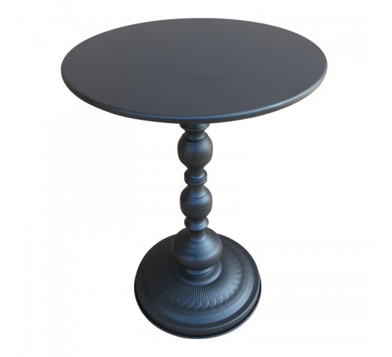 Βοηθητικό τραπέζι Anesor μέταλλο σε μαύρη απόχρωση Φ40x52εκ Υλικό: METAL 128-000059